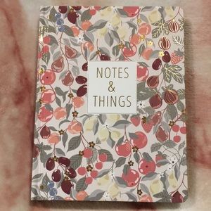 James Burke Collection Fruity Floral Gold Guilded Lined Writers Journal NWT 120